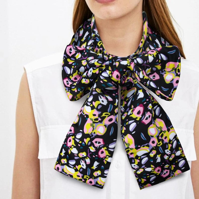 LINKOM The Hatter Bow Tie Women's Printed Scarf Alice Bowties Accessories for Halloween Party Cosplay - Image 4